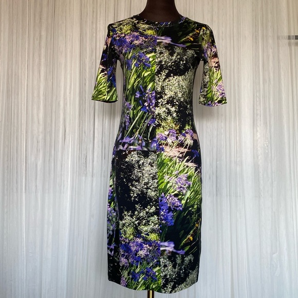 Paul Smith women’s “Agapanthus” jersey print dress Size XS - Picture 1 of 17
